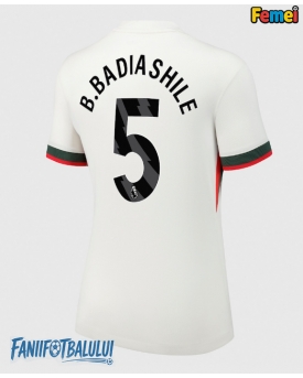 Chelsea Benoit Badiashile #5 Tricou Fotbal Replică 2025-26 Femei Deplasare
